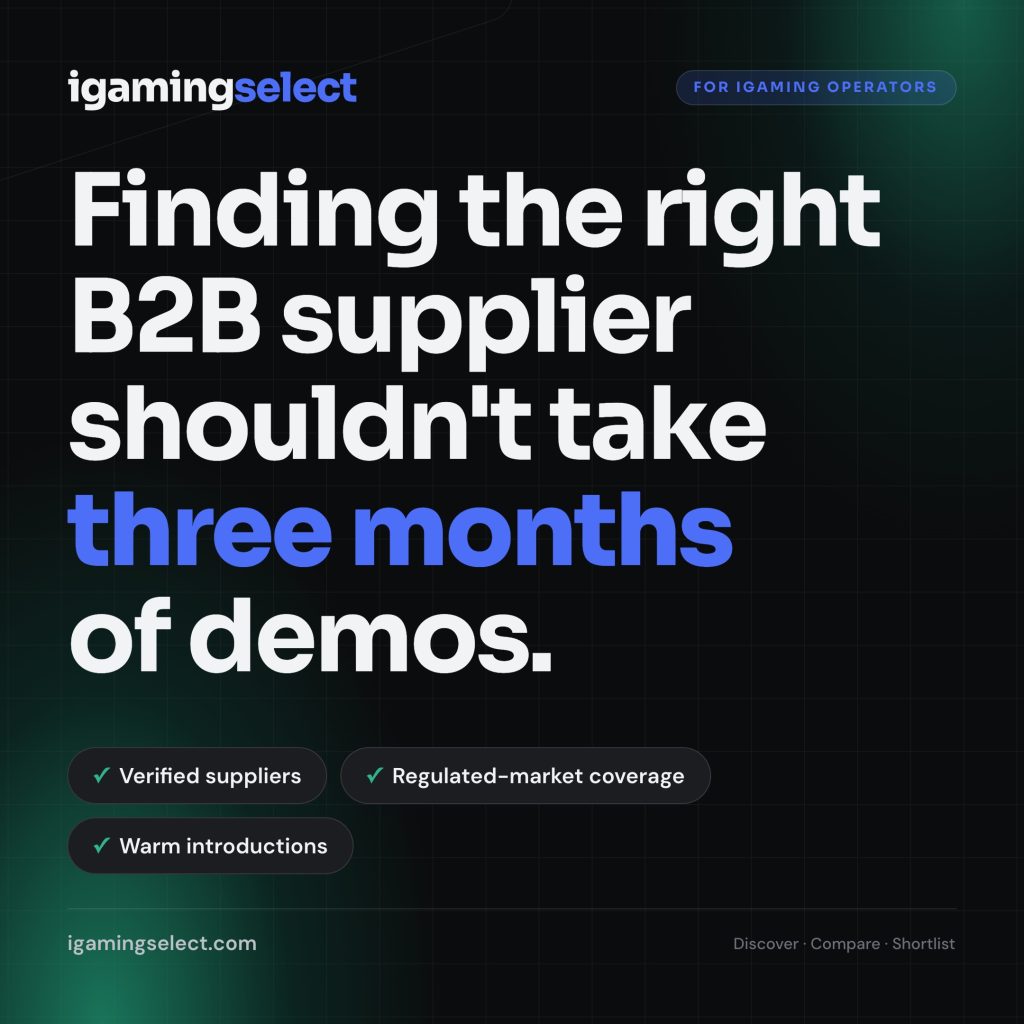 iGaming Select launches to spotlight product and tech innovation